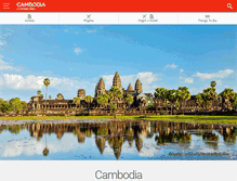 Tablet Screenshot of cambodia-hotels.com